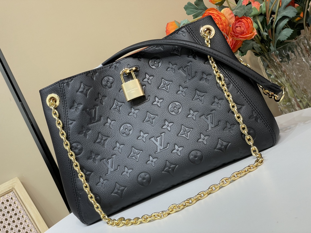 Louis-Vuitton-Anytime-PM-Shoulder-Bag-Black-Monogram-Cowhide-Leather-M14659-20x13x34CM