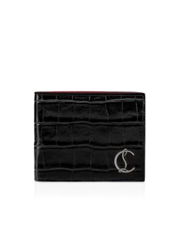 mens m coolcard wallet black christian louboutin replica card holders