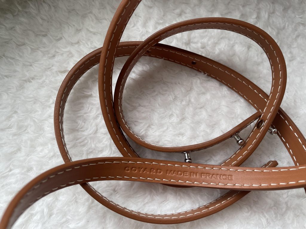 replica Goyard Saigon mini structure bag strap