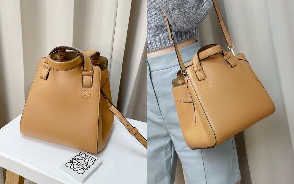 replica loewe hommock nugget bag 