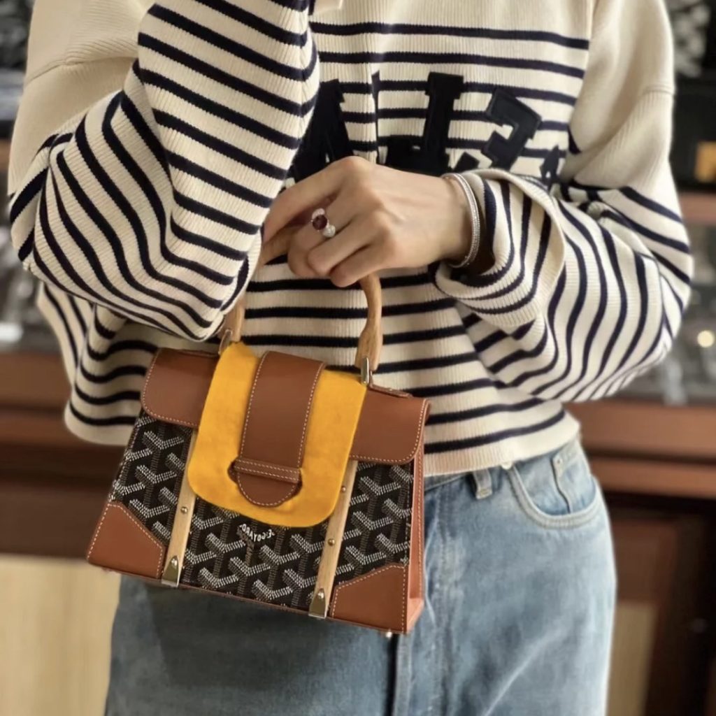 replica Goyard Saigon mini structure bag