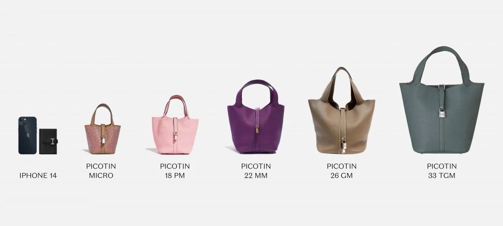 size of Hermes Picotin bag