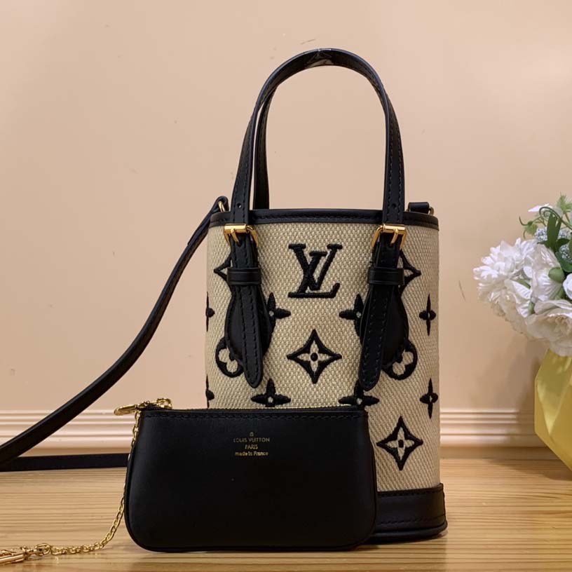Fake LV nano Bucket