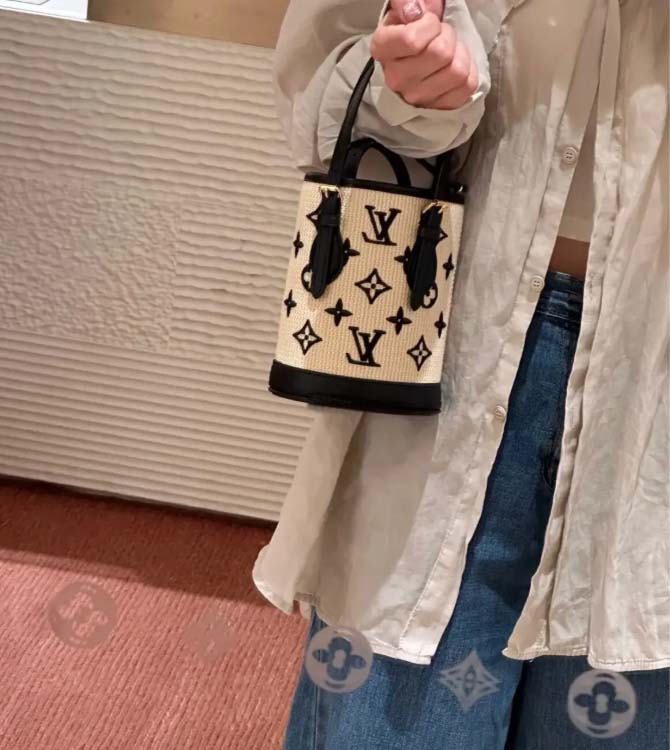 Replica LV Nano Bucket Bag