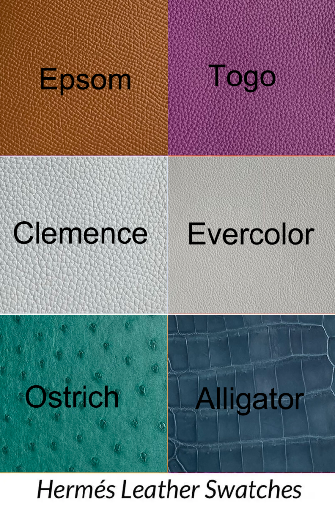 hermes replica bag swatches