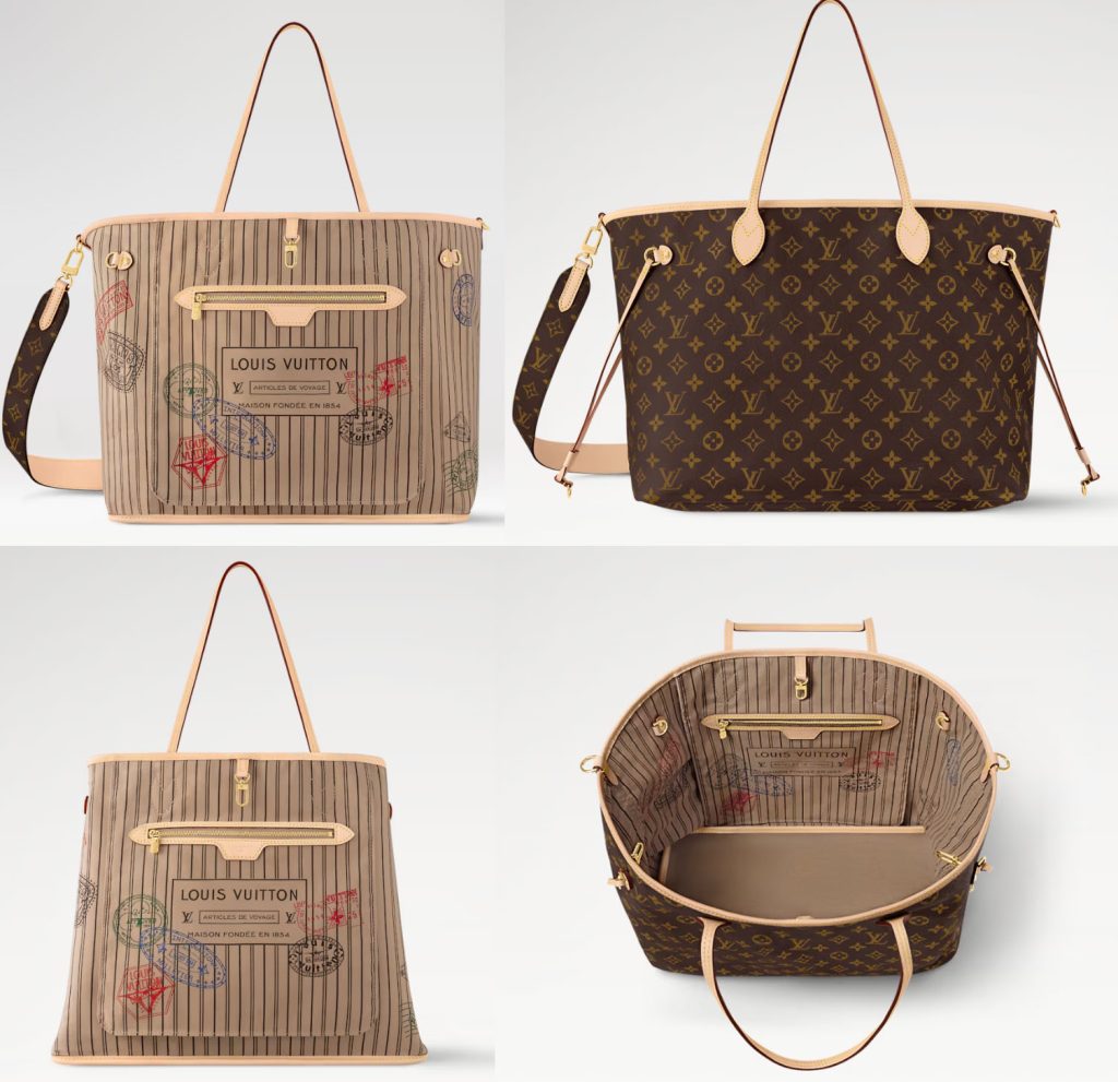 Fake LV Neverfull Inside Out Bag