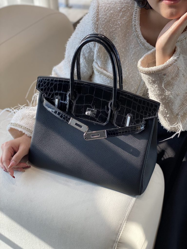 replica hermes birkin 30 touch aligator