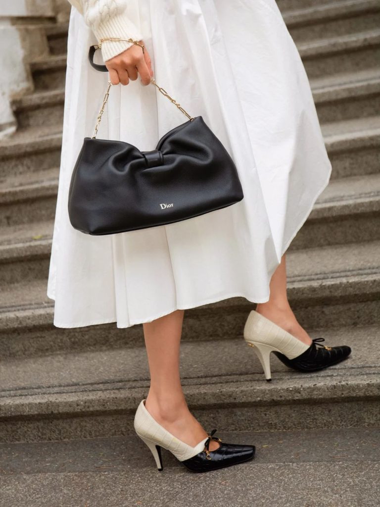 Black Replica Dior Bow Bag — luxury handbag review 2026